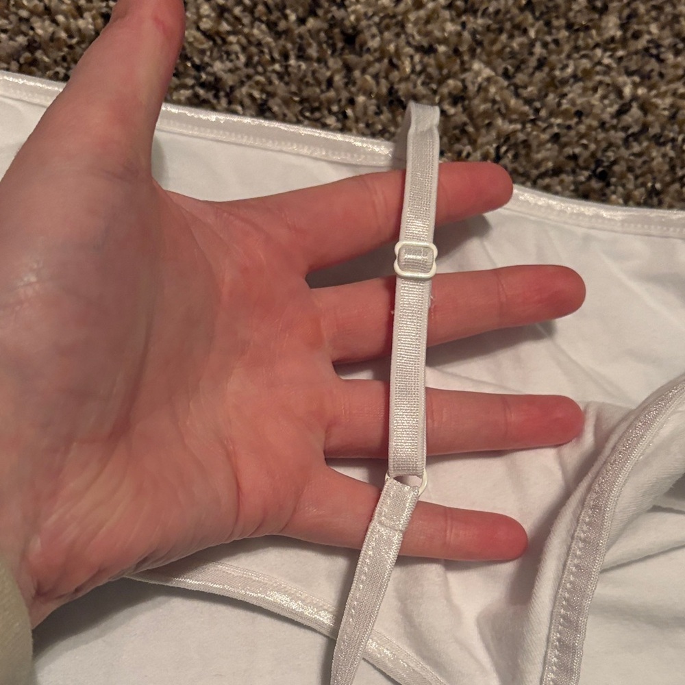 Women's White Spaghetti Strap Top - Picture 5 of 5